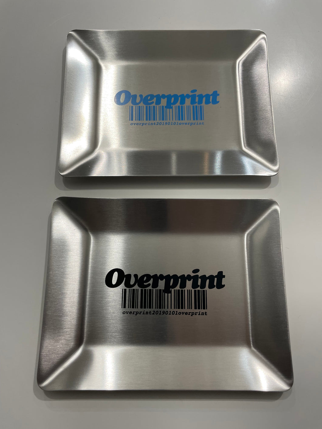 over print cash tray